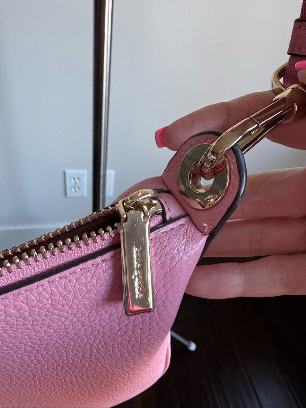 Kate Spade Rosie Pink Pebbled Leather Crossbody Bag - Like New Condition - Picture 3 of 6
